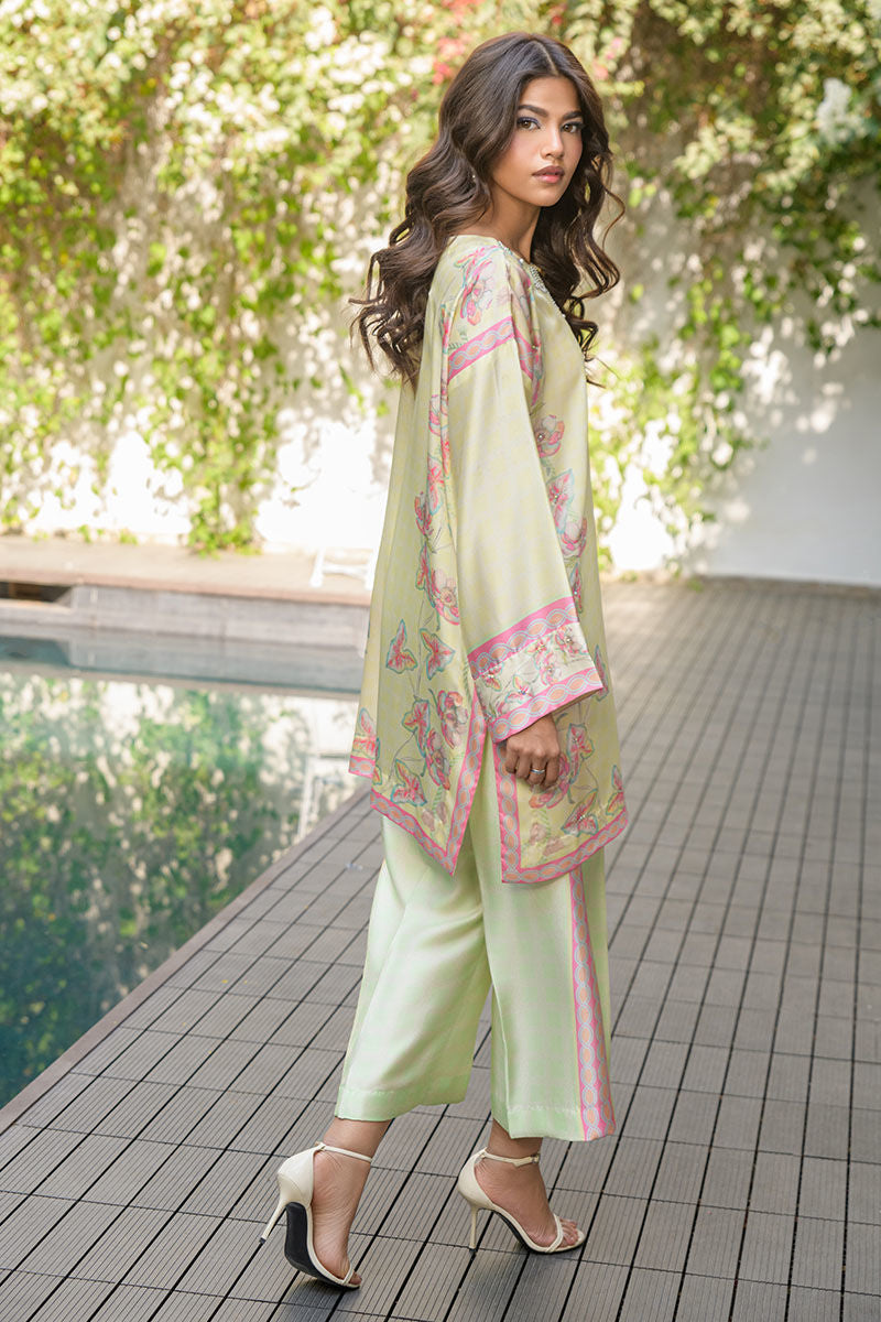 Fatima Khan | Eid Digital Silk Prints | Blossoms - by - Libasekhas UK - Registered Vendor of : Fatima Khan - 100% Original Designer Dresss