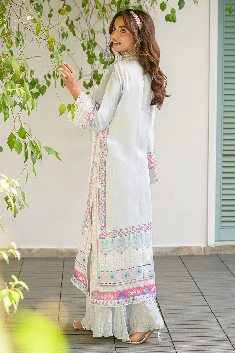 Fatima Khan | Eid Digital Silk Prints | Mod Sky - by - Libasekhas UK - Registered Vendor of : Fatima Khan - 100% Original Designer Dresss