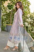 Fatima Khan | Eid Digital Silk Prints |   Aqua Coral - by - Libasekhas UK - Registered Vendor of : Fatima Khan - 100% Original Designer Dresss
