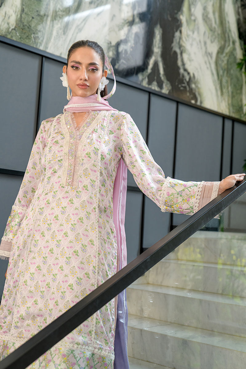 Fatima Khan | Eid Digital Silk Prints | Abloom - by - Libasekhas UK - Registered Vendor of : Fatima Khan - 100% Original Designer Dresss
