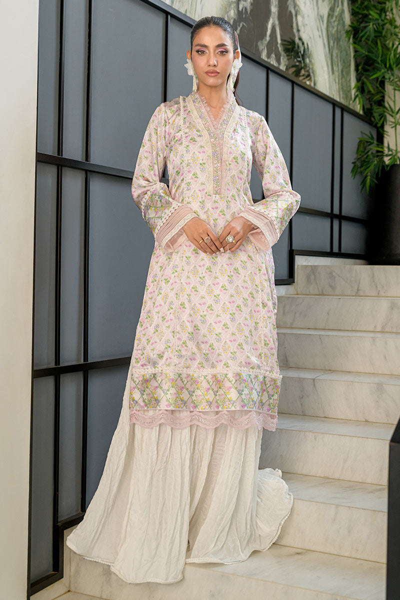 Fatima Khan | Eid Digital Silk Prints | Abloom - by - Libasekhas UK - Registered Vendor of : Fatima Khan - 100% Original Designer Dresss