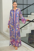 Fatima Khan | Eid Digital Silk Prints | Amethyst - by - Libasekhas UK - Registered Vendor of : Fatima Khan - 100% Original Designer Dresss