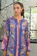 Fatima Khan | Eid Digital Silk Prints | Amethyst - by - Libasekhas UK - Registered Vendor of : Fatima Khan - 100% Original Designer Dresss