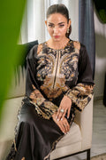 Fatima Khan | Eid Digital Silk Prints |   Black Opal - by - Libasekhas UK - Registered Vendor of : Fatima Khan - 100% Original Designer Dresss