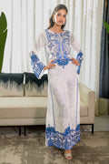Fatima Khan | Eid Digital Silk Prints | White Opal - by - Libasekhas UK - Registered Vendor of : Hoorain Designer Wear - 100% Original Designer Dresss