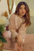 Ansab Jahangir | Summer Kaftans | Taupe Magic - by Libasekhas UK - Registered Vendor of : Ansab Jahangir - 100% Original Designer Dress