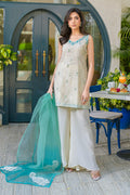 Fatima Khan | La Fleur Eid Edit | Minty Fresh - by - Libasekhas UK - Registered Vendor of : Fatima Khan - 100% Original Designer Dresss
