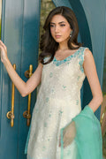 Fatima Khan | La Fleur Eid Edit | Minty Fresh - by - Libasekhas UK - Registered Vendor of : Fatima Khan - 100% Original Designer Dresss