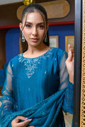 Fatima Khan | La Fleur Eid Edit | Azure Jade - by - Libasekhas UK - Registered Vendor of : Fatima Khan - 100% Original Designer Dresss