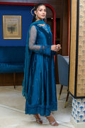 Fatima Khan | La Fleur Eid Edit | Azure Jade - by - Libasekhas UK - Registered Vendor of : Fatima Khan - 100% Original Designer Dresss