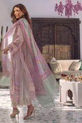 Ansab Jahangir | Digital Silk | Lilac Paisley - by Libasekhas UK - Registered Vendor of : Ansab Jahangir - 100% Original Designer Dress