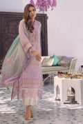 Ansab Jahangir | Digital Silk | Lilac Paisley - by Libasekhas UK - Registered Vendor of : Ansab Jahangir - 100% Original Designer Dress