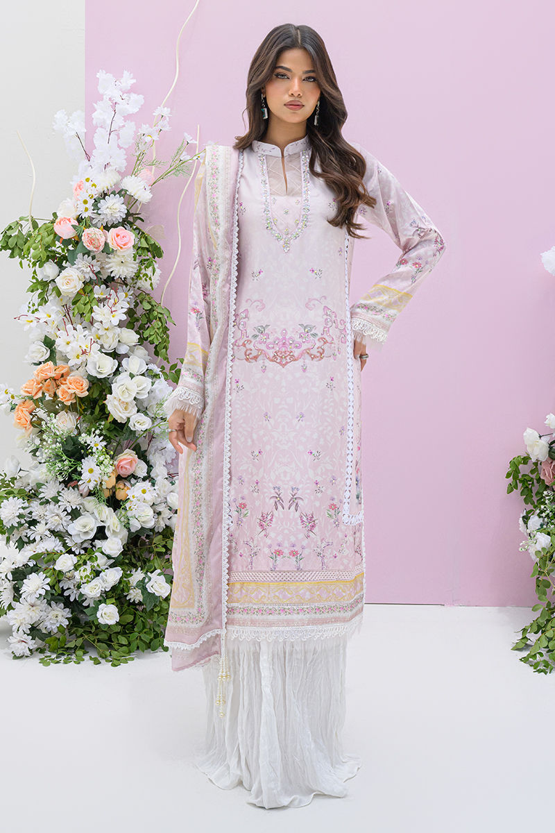 Fatima Khan | Eid Digital Silk Prints | Pastella - by - Libasekhas UK - Registered Vendor of : Fatima Khan - 100% Original Designer Dresss