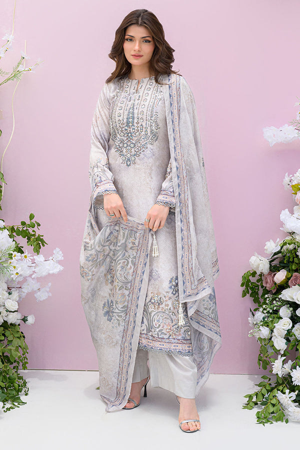 Fatima Khan | Prints and Petals | Moonlit Grace - by Libasekhas UK - Registered Vendor of : Fatima Khan - 100% Original Designer Dress