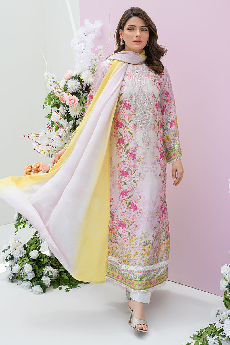 Fatima Khan | Prints and Petals | Rose Reverie - by Libasekhas UK - Registered Vendor of : Fatima Khan - 100% Original Designer Dress