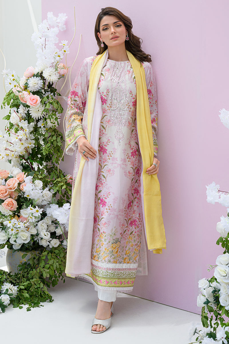 Fatima Khan | Prints and Petals | Rose Reverie - by Libasekhas UK - Registered Vendor of : Fatima Khan - 100% Original Designer Dress