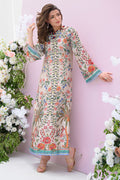 Fatima Khan | Eid Digital Silk Prints | Wildflower - by - Libasekhas UK - Registered Vendor of : Fatima Khan - 100% Original Designer Dresss