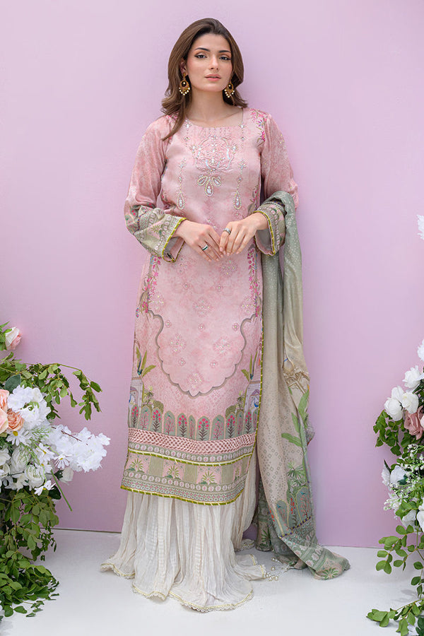 Fatima Khan | Eid Digital Silk Prints | Petaluxe - by - Libasekhas UK - Registered Vendor of : Fatima Khan - 100% Original Designer Dresss
