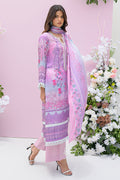 Fatima Khan | Eid Digital Silk Prints |   Gardenia - by - Libasekhas UK - Registered Vendor of : Fatima Khan - 100% Original Designer Dresss