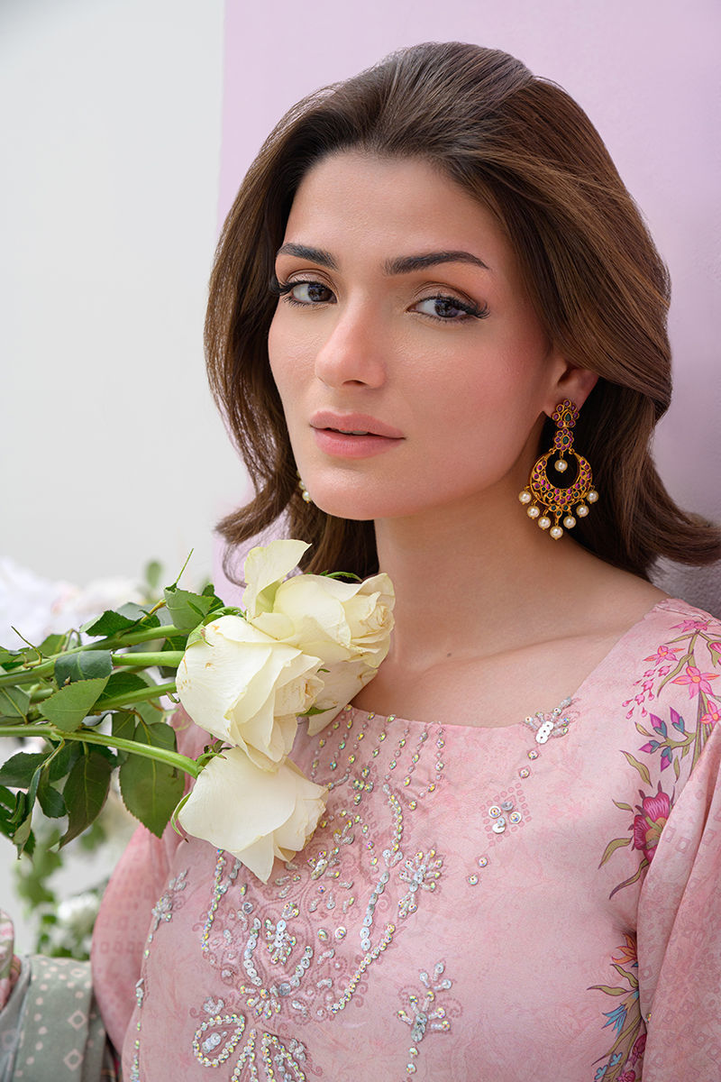 Fatima Khan | Eid Digital Silk Prints | Petaluxe - by - Libasekhas UK - Registered Vendor of : Fatima Khan - 100% Original Designer Dresss