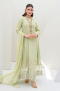 Fatima Khan | Serene Eid Luxe Pret | Honeydew Hue - by - Libasekhas UK - Registered Vendor of : Fatima Khan - 100% Original Designer Dresss
