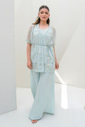 Fatima Khan | Serene Eid Luxe Pret | Luscious Aqua - by - Libasekhas UK - Registered Vendor of : Fatima Khan - 100% Original Designer Dresss