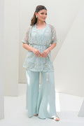 Fatima Khan | Serene Eid Luxe Pret | Luscious Aqua - by - Libasekhas UK - Registered Vendor of : Fatima Khan - 100% Original Designer Dresss