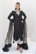 Fatima Khan | Serene Eid Luxe Pret | Obsidian - by - Libasekhas UK - Registered Vendor of : Fatima Khan - 100% Original Designer Dresss