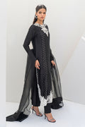 Fatima Khan | Serene Eid Luxe Pret | Obsidian - by - Libasekhas UK - Registered Vendor of : Fatima Khan - 100% Original Designer Dresss