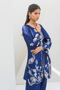 Fatima Khan | Serene Eid Luxe Pret | Blue Noir - by - Libasekhas UK - Registered Vendor of : Fatima Khan - 100% Original Designer Dresss