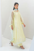 Fatima Khan | Serene Eid Luxe Pret | Lemon Love - by - Libasekhas UK - Registered Vendor of : Fatima Khan - 100% Original Designer Dresss