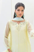 Fatima Khan | Serene Eid Luxe Pret | Lemon Love - by - Libasekhas UK - Registered Vendor of : Fatima Khan - 100% Original Designer Dresss