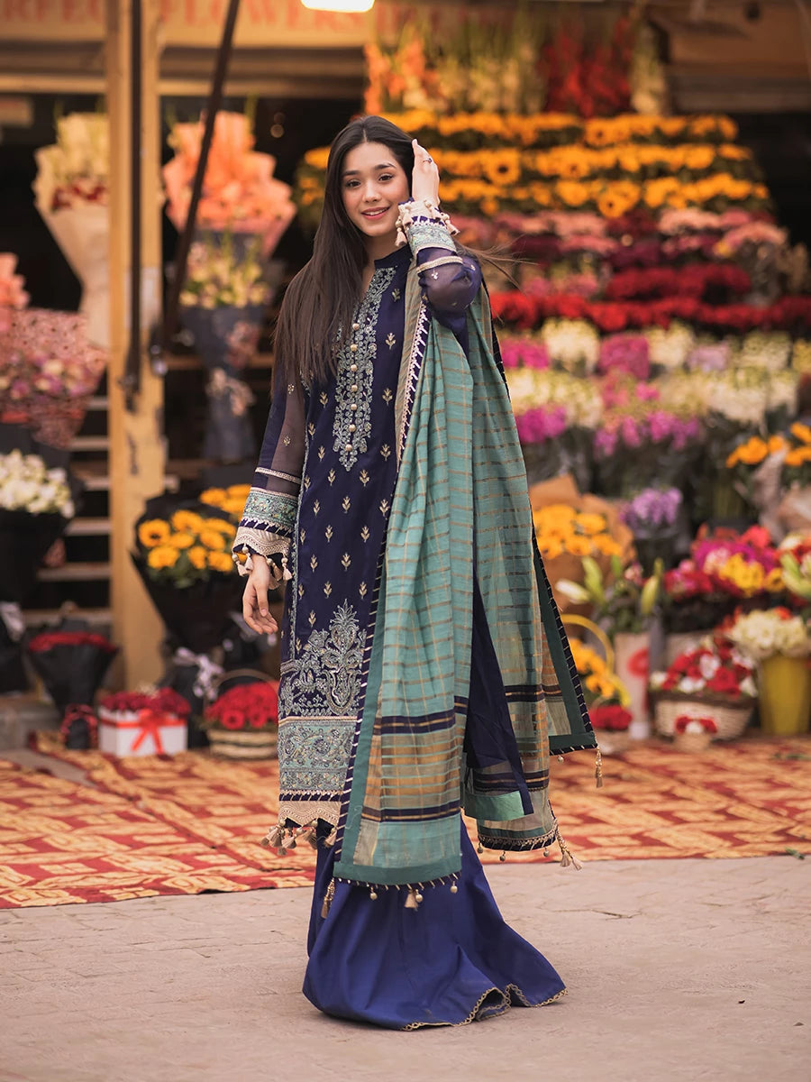 Salitex | Signature Festive Chiffon | SUNW6JI018UT - by - Libasekhas UK - Registered Vendor of : Salitex - 100% Original Designer Dresss