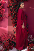 Ansab Jahangir | Summer Kaftans | SILKEN FOLIAGE - by Libasekhas UK - Registered Vendor of : Ansab Jahangir - 100% Original Designer Dress