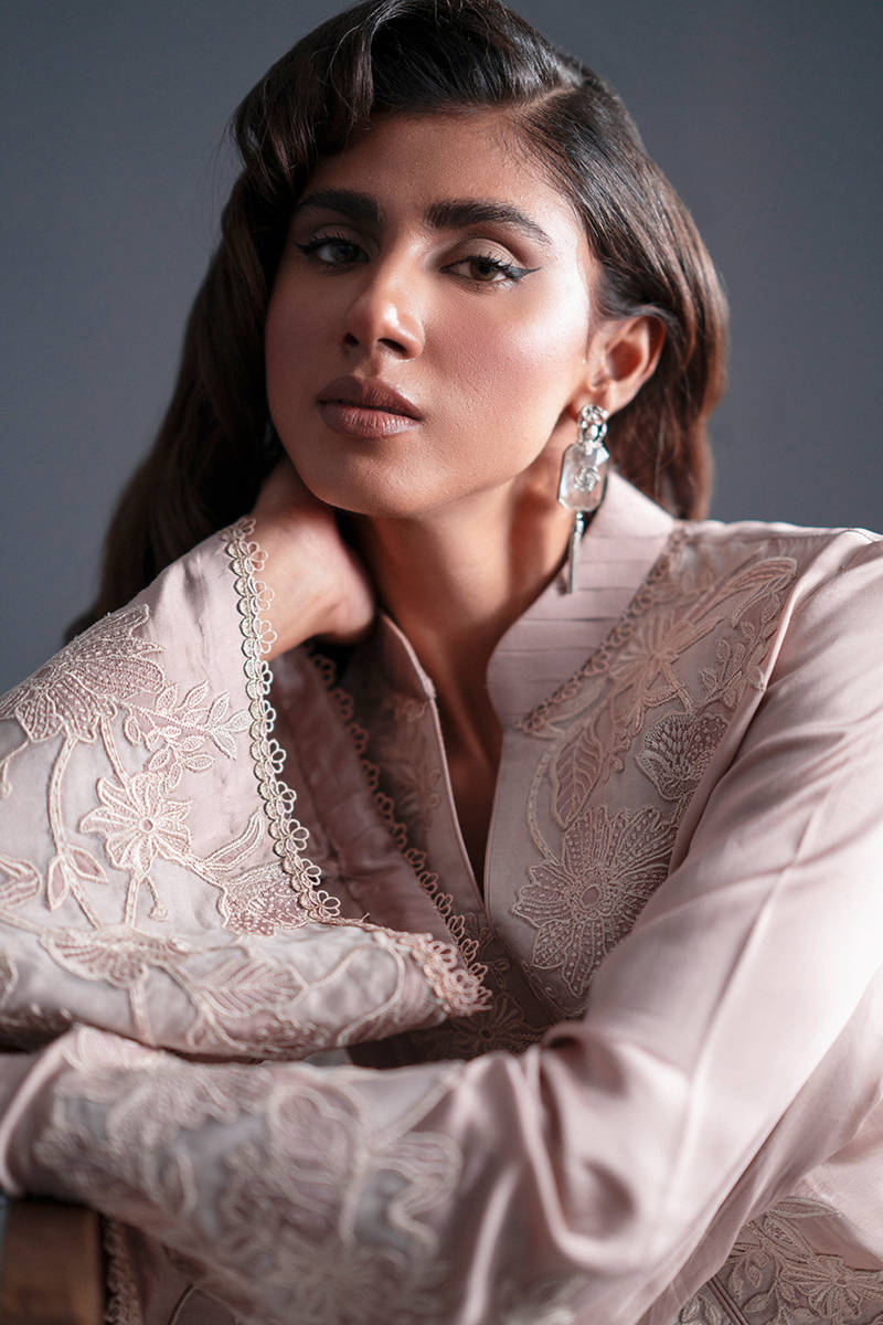 MNR | Chai Coffee Luxury Pret | Tea Rose - by - Libasekhas UK - Registered Vendor of : MNR - 100% Original Designer Dresss