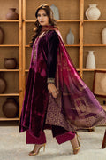 Fatima Khan | Warm Whisper Velvet 25 | Majestic Garnet - by Libasekhas UK - Registered Vendor of : Farasha - 100% Original Designer Dress