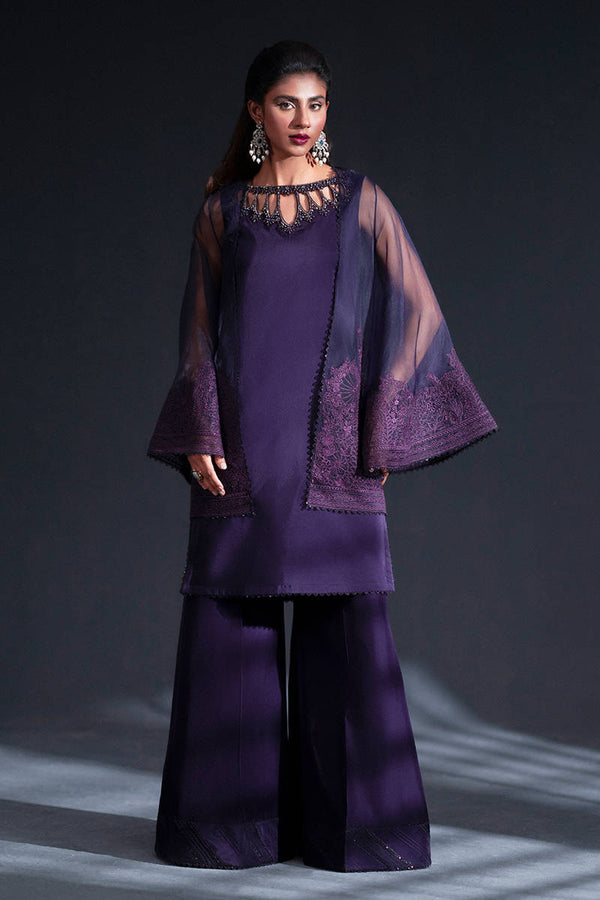 MNR | Chai Coffee Luxury Pret | Lavender Dreams - by - Libasekhas UK - Registered Vendor of : MNR - 100% Original Designer Dresss