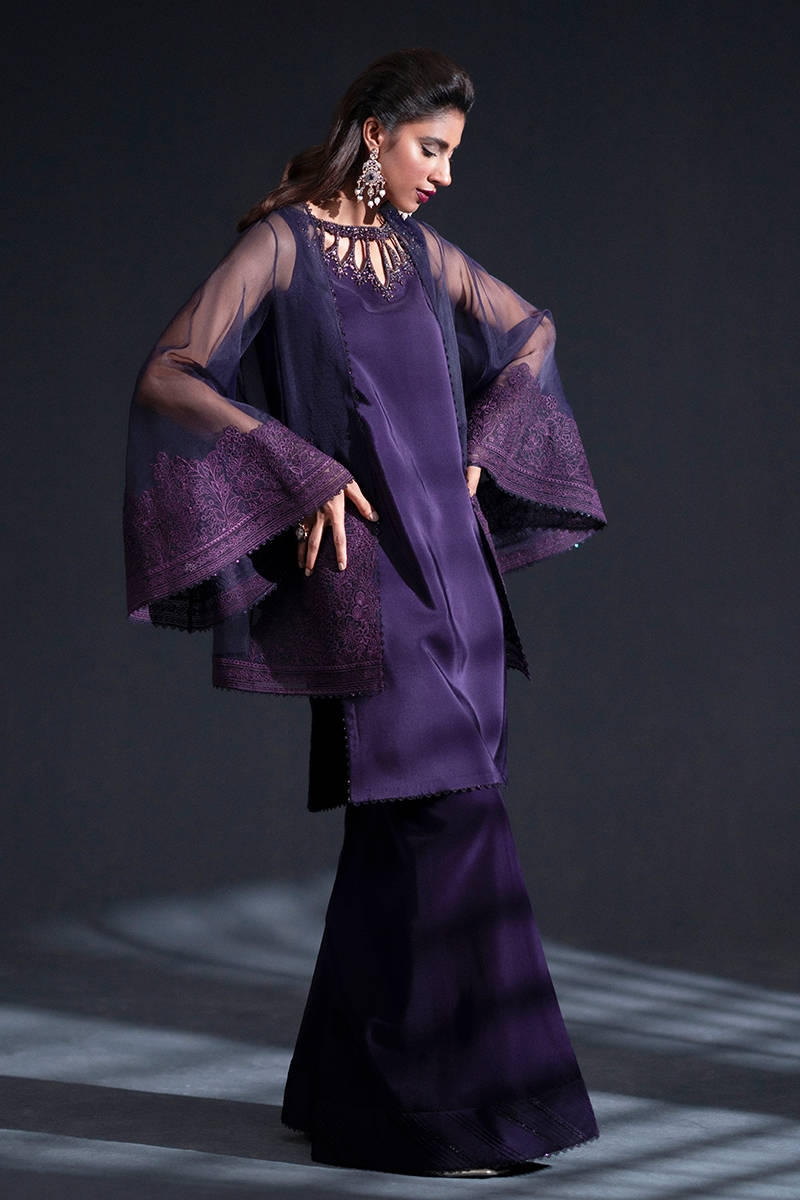 MNR | Chai Coffee Luxury Pret | Lavender Dreams - by - Libasekhas UK - Registered Vendor of : MNR - 100% Original Designer Dresss