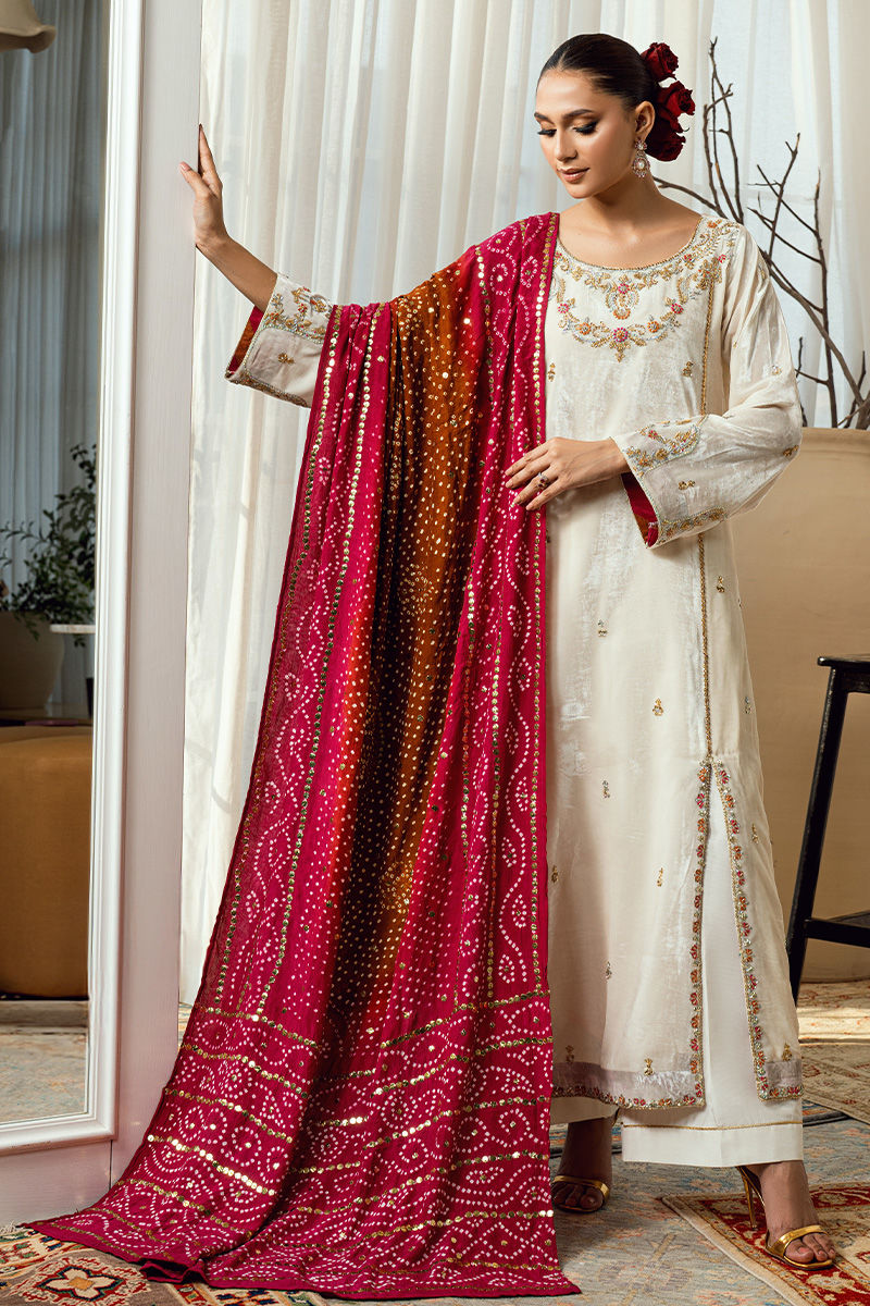 Fatima Khan | Warm Whisper Velvet 25 | Golden Grace - by Libasekhas UK - Registered Vendor of : Fatima Khan - 100% Original Designer Dress