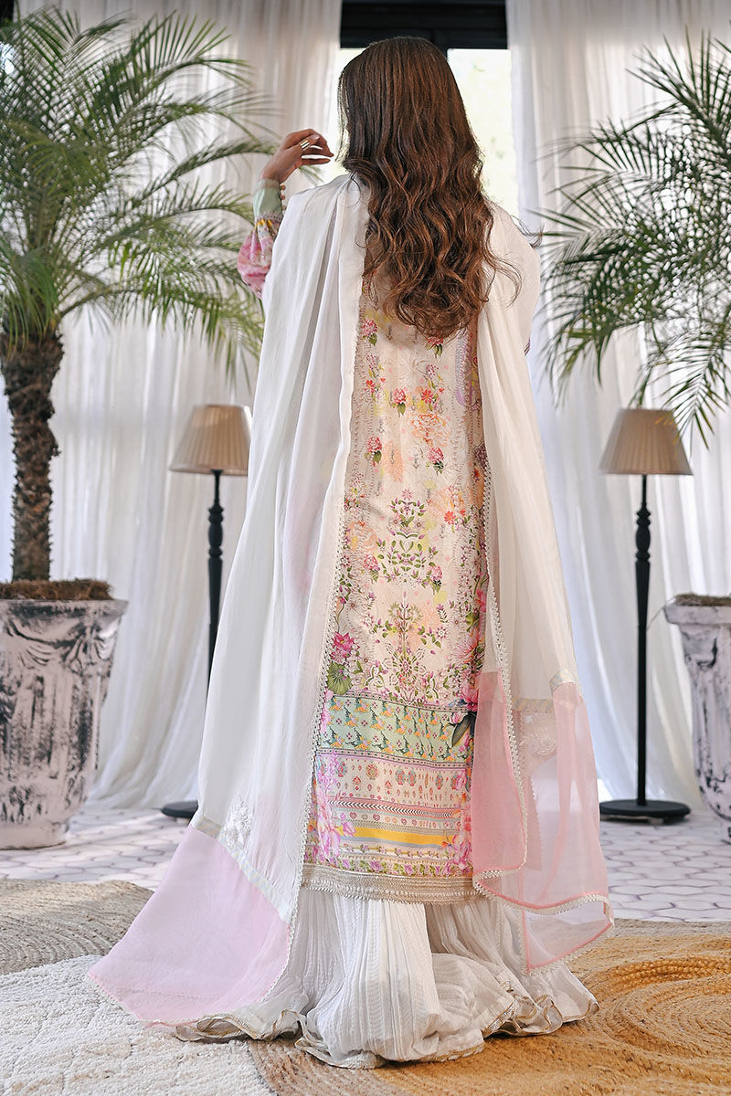 Ansab Jahangir | Digital Silk | Aliya Shirt and Dupatta - by Libasekhas UK - Registered Vendor of : Ansab Jahangir - 100% Original Designer Dress
