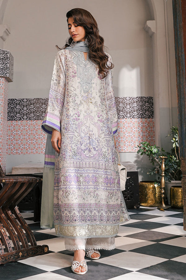 Ansab Jahangir | Digital Silk | Yelena Shirt and Dupatta - by Libasekhas UK - Registered Vendor of : Ansab Jahangir - 100% Original Designer Dress