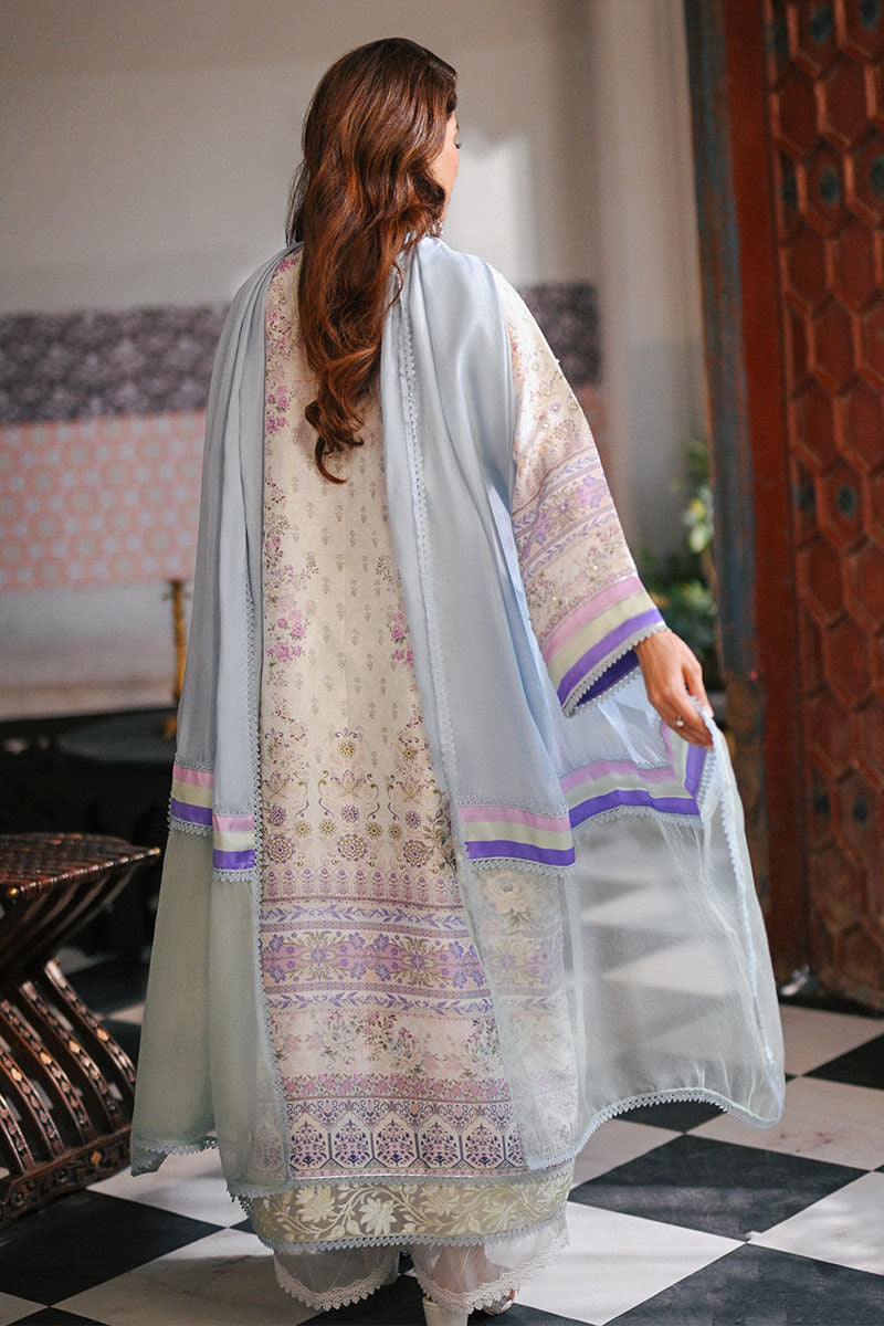 Ansab Jahangir | Digital Silk | Yelena Shirt and Dupatta - by Libasekhas UK - Registered Vendor of : Ansab Jahangir - 100% Original Designer Dress