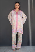 Fatima Khan | Layan Printed Eid Edit | Breezy Mint - Coord Set - by Libasekhas UK - Registered Vendor of : Fatima Khan - 100% Original Designer Dress