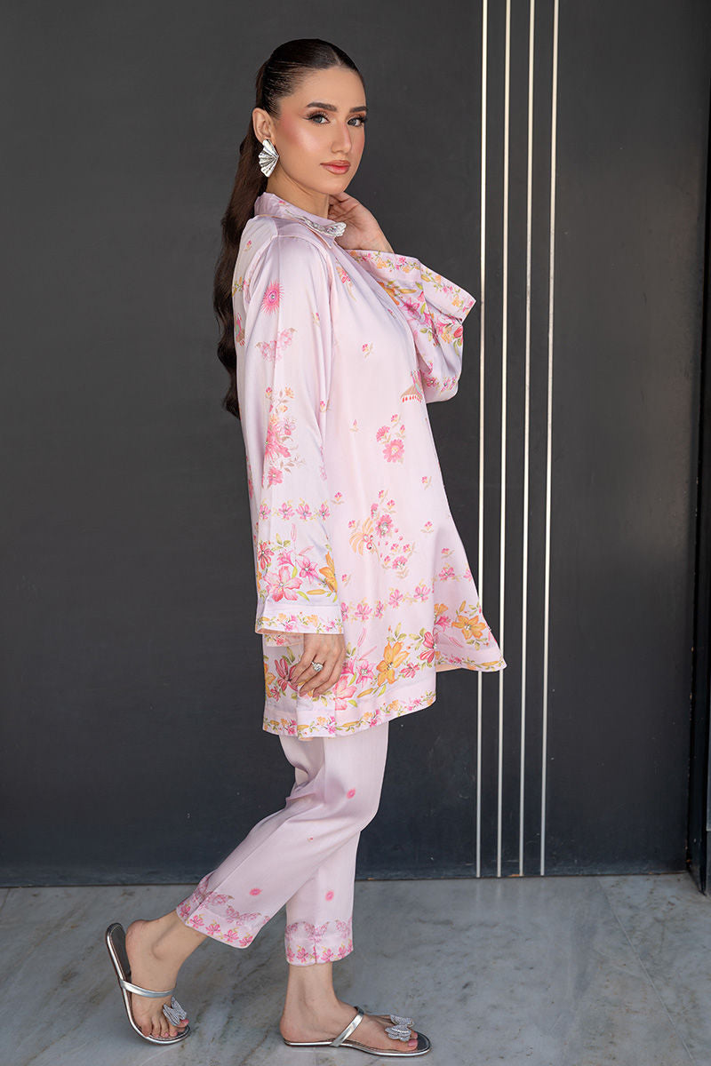 Fatima Khan | Layan Printed Eid Edit | Rosette Bloom - Coord Set - by Libasekhas UK - Registered Vendor of : Fatima Khan - 100% Original Designer Dress
