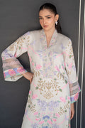 Fatima Khan | Layan Printed Eid Edit | Dove Dew - by Libasekhas UK - Registered Vendor of : Fatima Khan - 100% Original Designer Dress