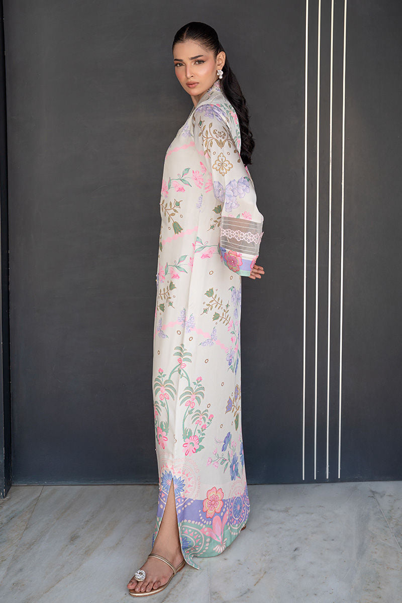 Fatima Khan | Layan Printed Eid Edit | Dove Dew - by Libasekhas UK - Registered Vendor of : Fatima Khan - 100% Original Designer Dress