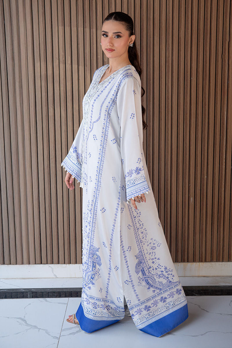 Fatima Khan | Layan Printed Eid Edit | Eira Whisper - by Libasekhas UK - Registered Vendor of : Fatima Khan - 100% Original Designer Dress