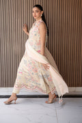 Fatima Khan | Layan Printed Eid Edit | Butter Yellow Grace - by Libasekhas UK - Registered Vendor of : Fatima Khan - 100% Original Designer Dress