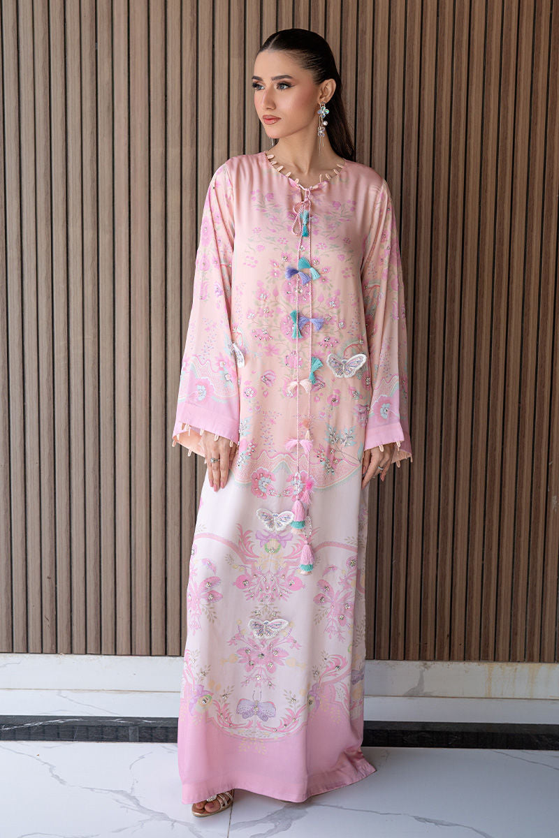 Fatima Khan | Layan Printed Eid Edit | Petal Blush Luxe - by Libasekhas UK - Registered Vendor of : Fatima Khan - 100% Original Designer Dress