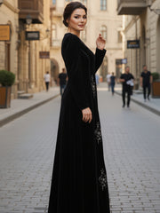 Ain | Winter Collection | AN-96 Black - by Libasekhas UK - Registered Vendor of : Ain - 100% Original Designer Dress